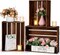 3 Pcs Decorative Wood Crates for Display, Farmhouse Wooden Basket for Storage Container and Decorations